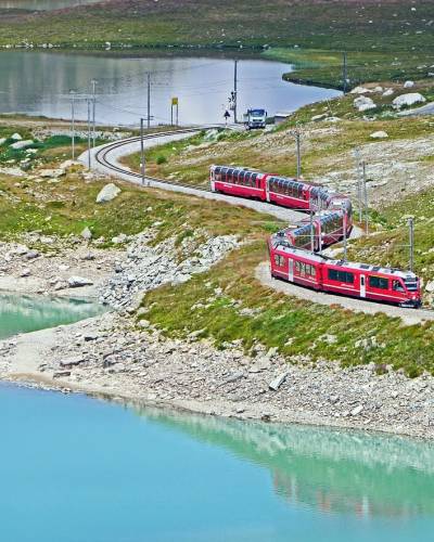 Švicarska Alpskim željeznicama - premium plus