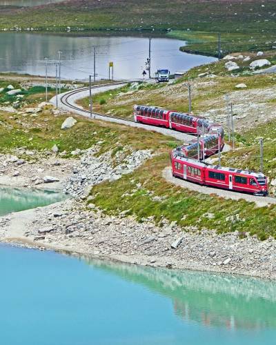 Švicarska Alpskim željeznicama - premium